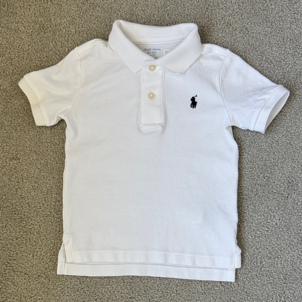 Ralph Lauren White Polo Shirt